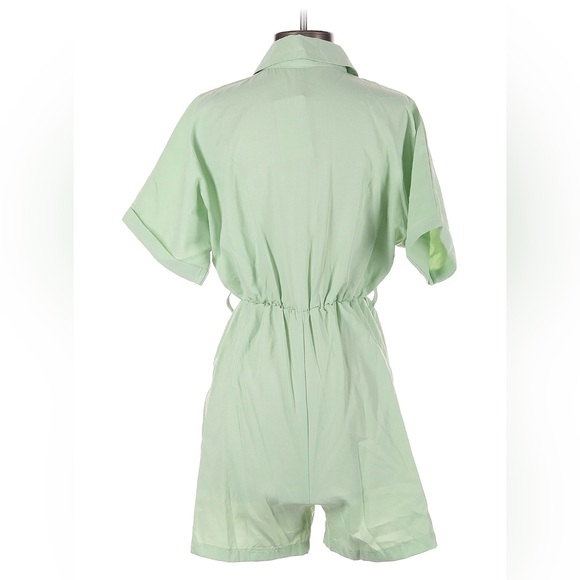 Mint Green Women's Romper - Picture 4 of 9